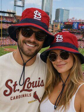 St. Louis Cardinals Bucket Hat with Drawstring